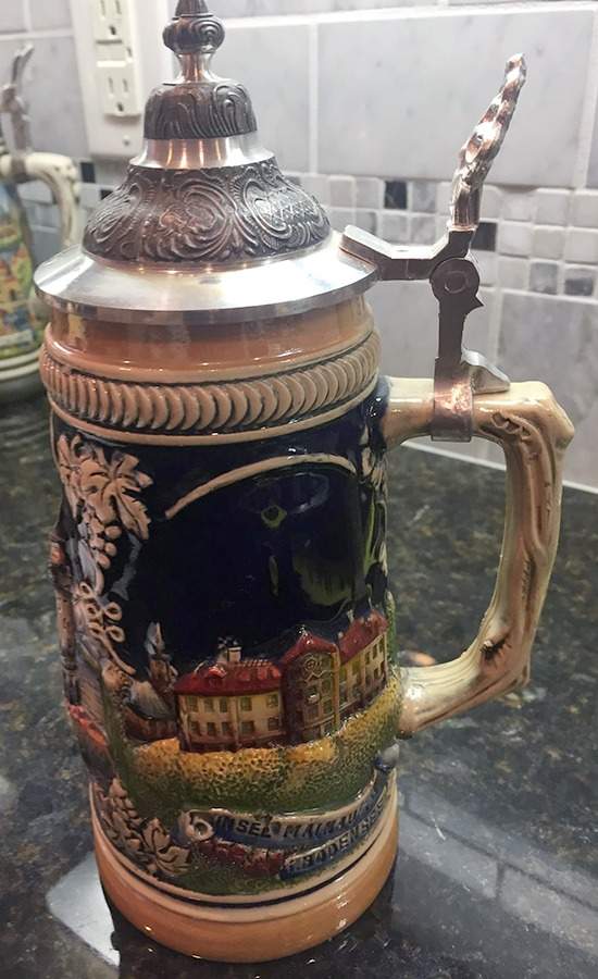 German Beer Steins Lindau, Austria-Scene - No Box by Germany-1