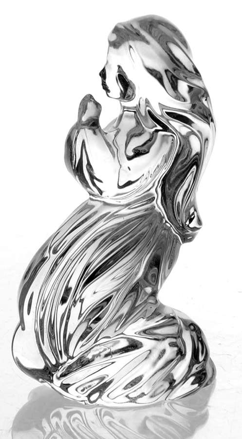 Miniature Nativity Mary - No Box by Gorham Crystal-1