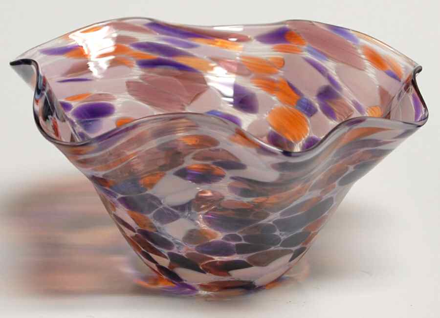 Glass Eye Studios Giftware Purple Mosaic Chip Mini Bowl - Boxed by Glass Eye Studio-1