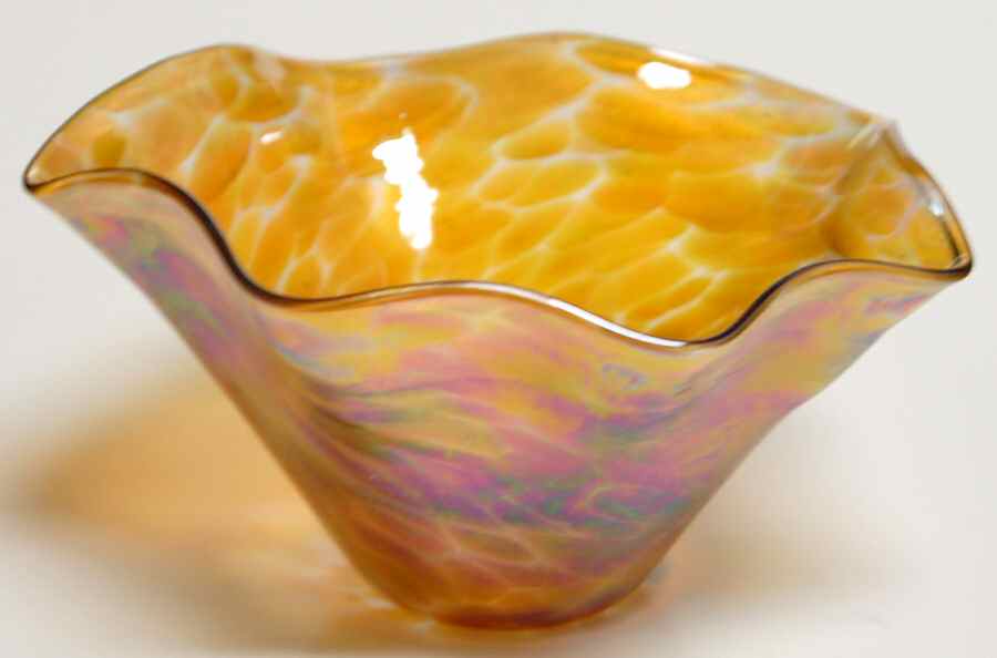 Glass Eye Studios Giftware Gold Mini Bowl - Boxed by Glass Eye Studio-1
