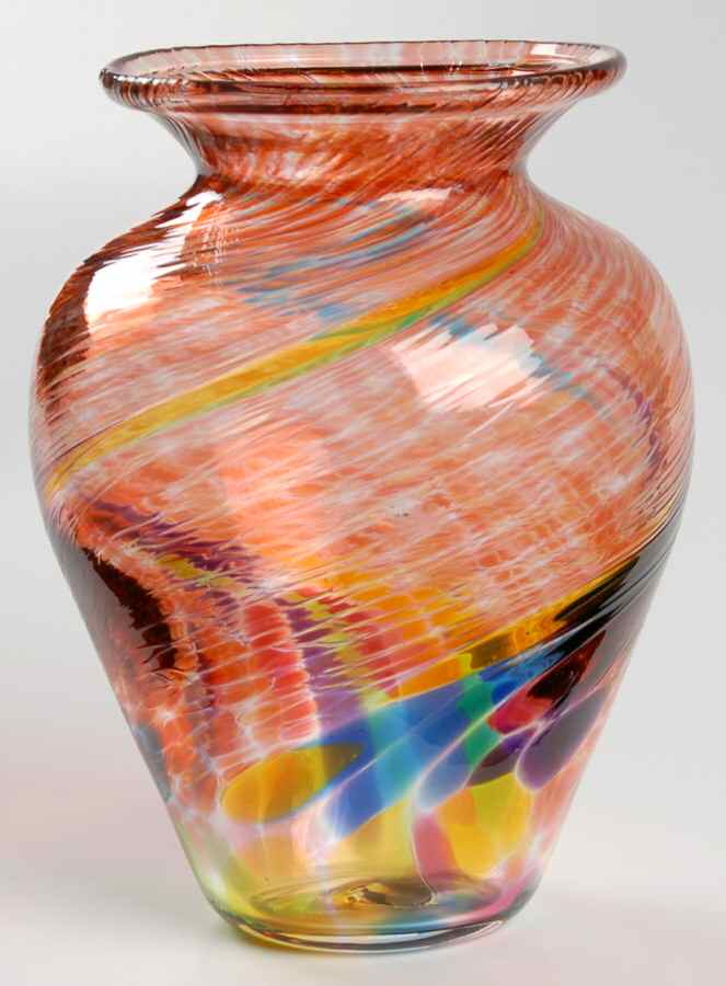 Glass Eye Studios Giftware Flora Vase Sunrise - Boxed by Glass Eye Studio-1