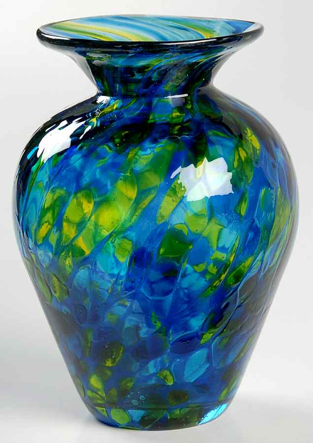 Glass Eye Studios Giftware Flora Vase Lily Pond - Boxed by Glass Eye Studio-1