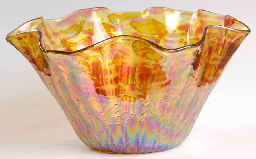 Glass Eye Studios Giftware Gold N Glow Floppy Bowl - Boxed by Glass Eye Studio-1