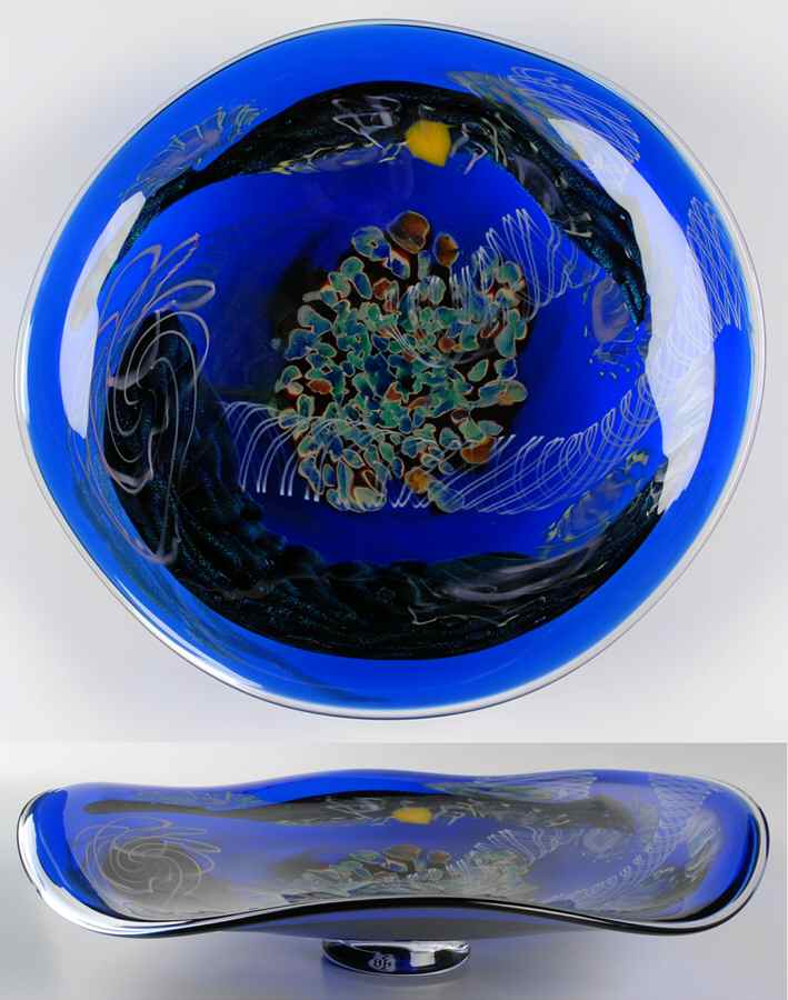 Glass Eye Studios Giftware Blue Lagoon-30th Anniversary Platter - Boxed by Glass Eye Studio-1