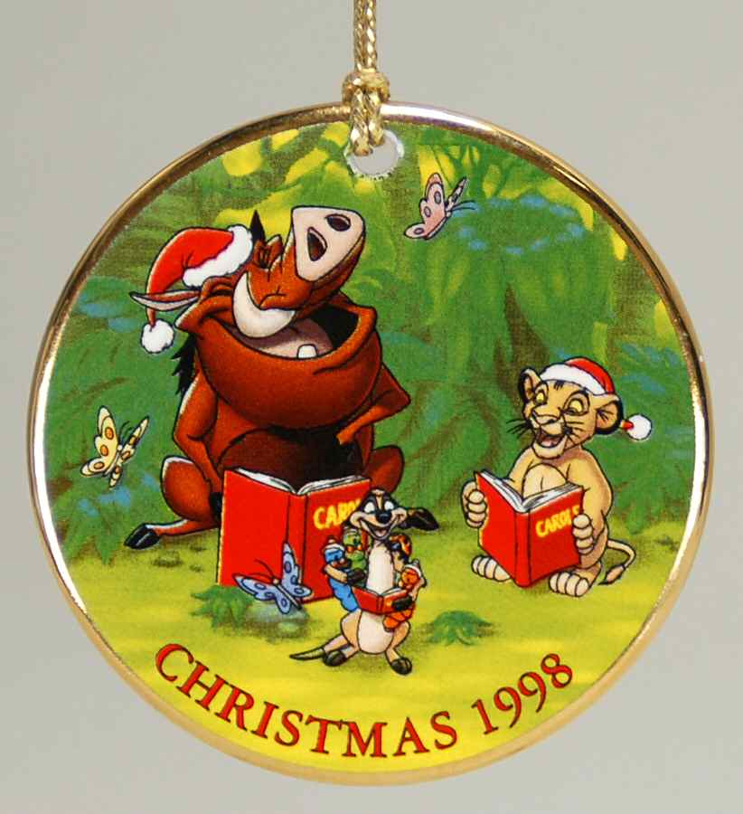 Disney Annual Ornaments-Flat Jungle Bells - Boxed by Grolier-1