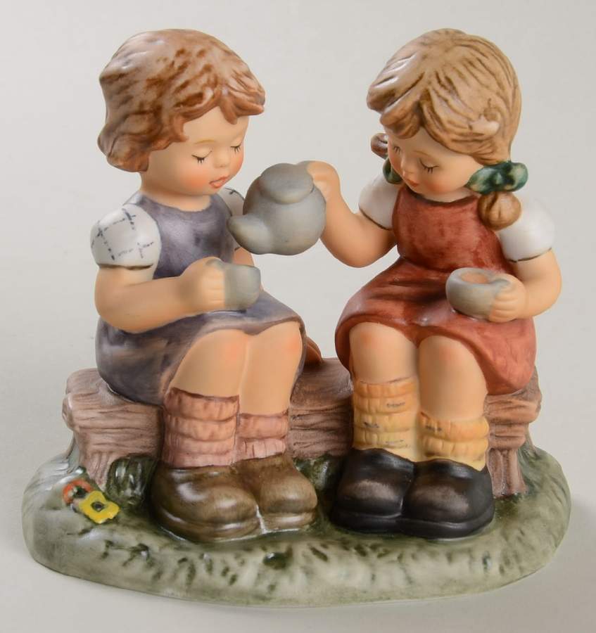 Berta Hummel Figurines Tea Time - No Box by Goebel-1