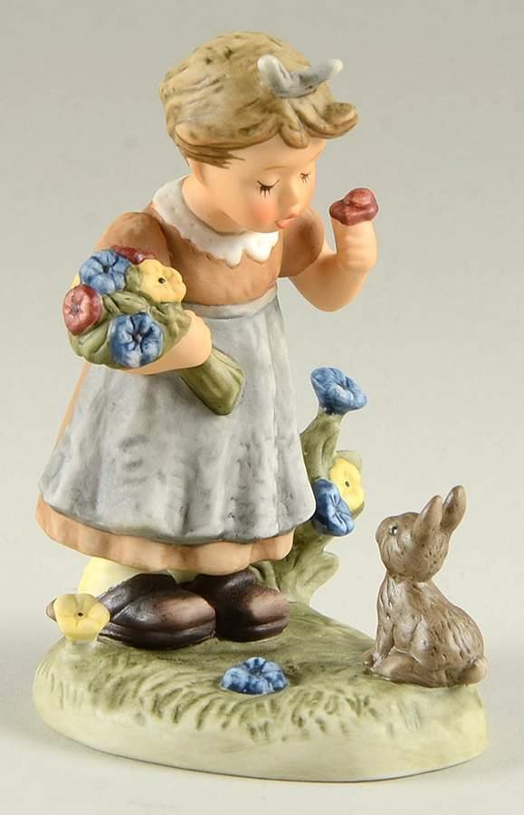 Berta Hummel Figurines A Lovely Bouquet - No Box by Goebel-1