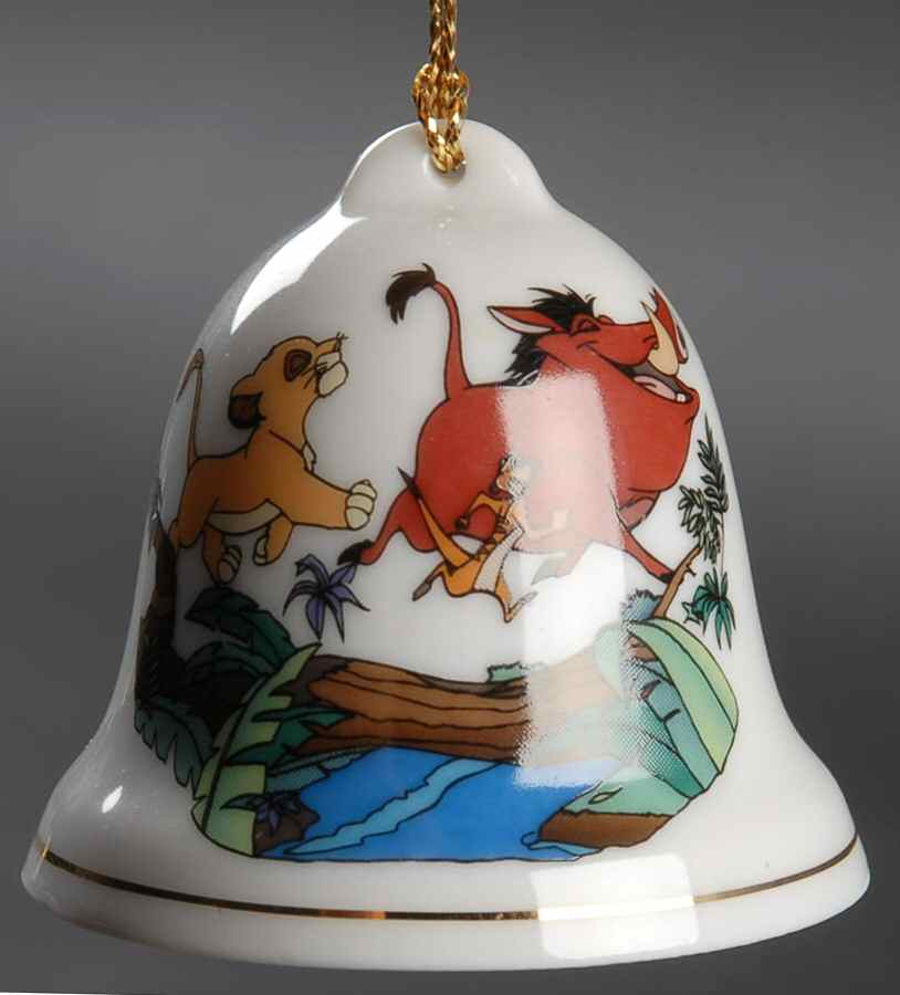 Disney Christmas Bell Lion King-Timon And Pumba - No Box by Grolier-1