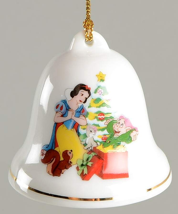 Disney Christmas Bell Snow White And Dopey - No Box by Grolier-1