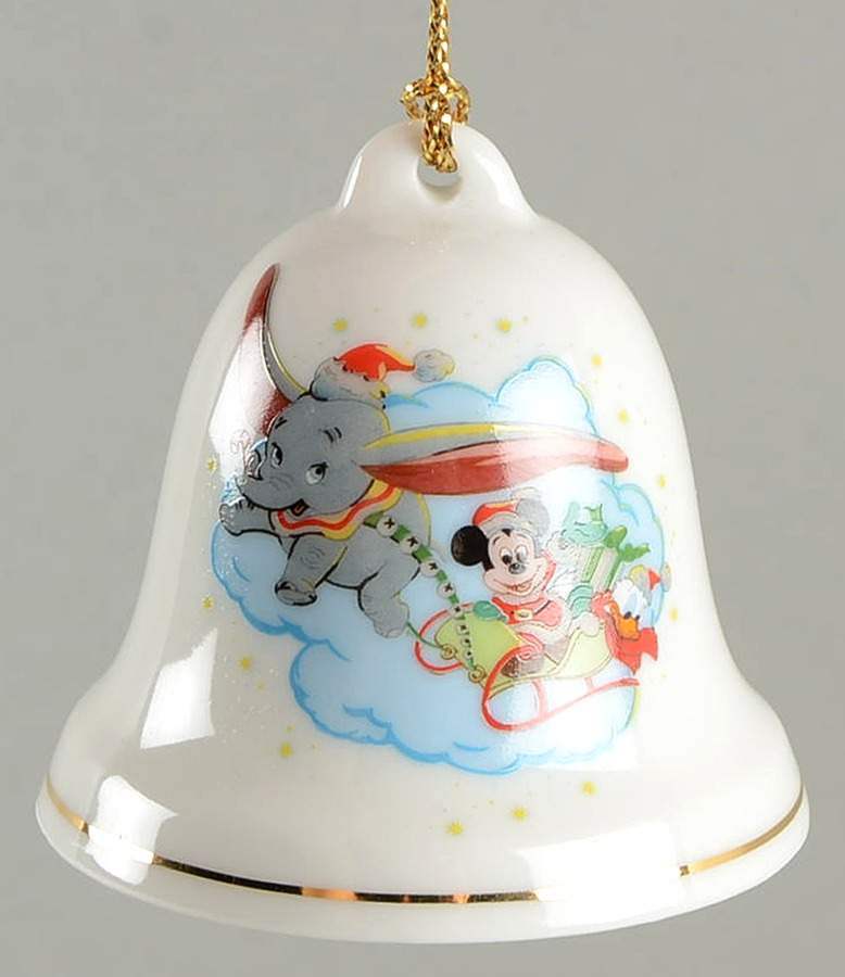 Disney Christmas Bell Dumbo, Mickey, Donald - No Box by Grolier-1