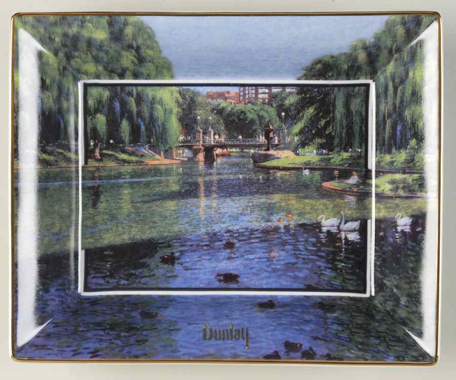 Artis Orbis-Dunlay Summertime Boston Public Garden-Bowl - Boxed by Goebel-1