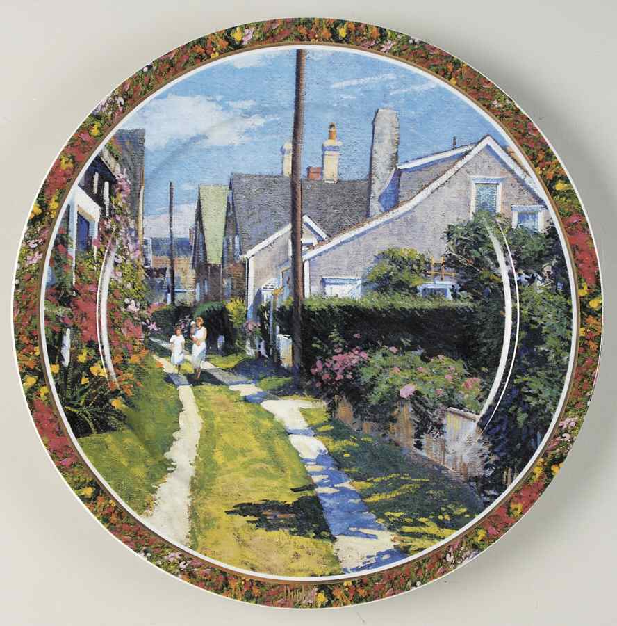 Artis Orbis-Dunlay Summer Roses-Plate - Boxed by Goebel-1