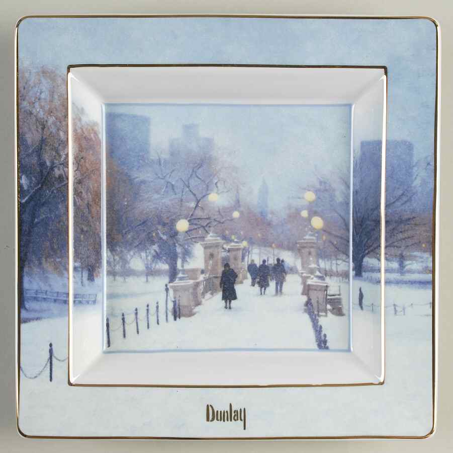 Artis Orbis-Dunlay Winter Snowfall-Bowl - Boxed by Goebel-1
