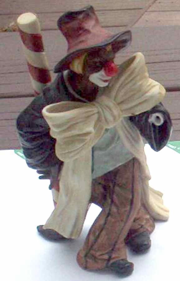 Classical Clowns Clown W/ Pole - Boxed by Gorham-1
