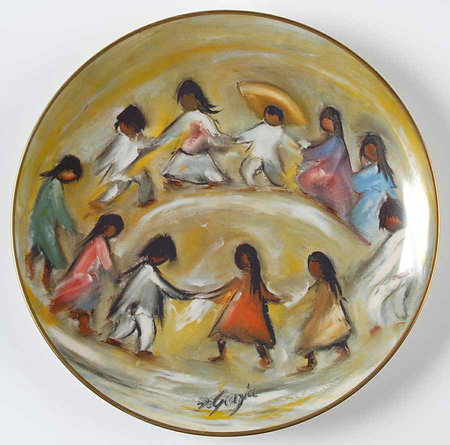 De Grazia Children Los Ninos-Children Of The World - No Box by Gorham-1