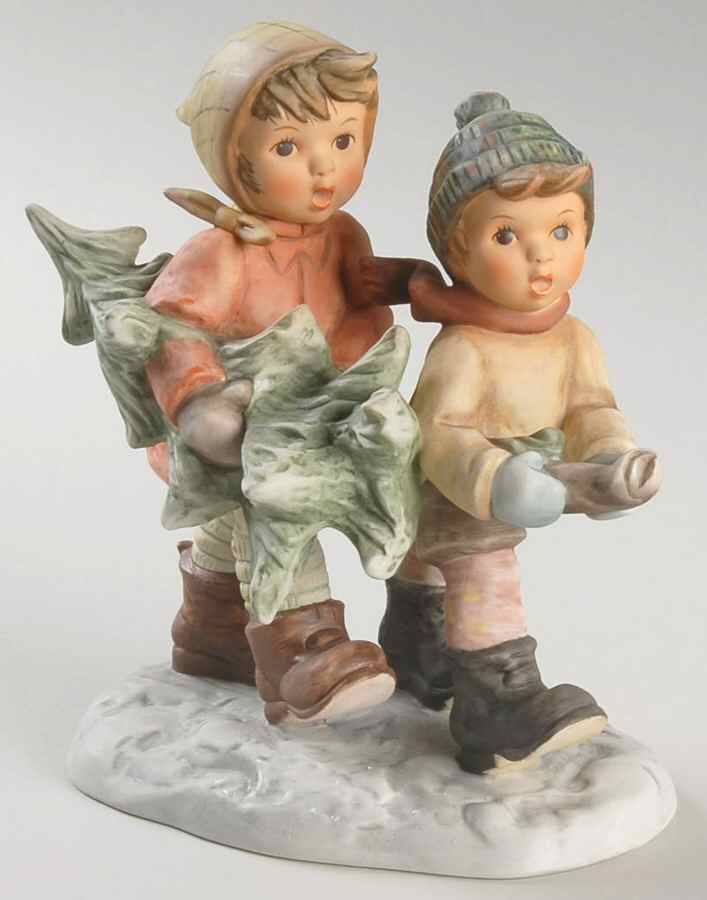 Seasons Greetings-Berta Hummel Tree Trimming Time - Boxed by Goebel-1
