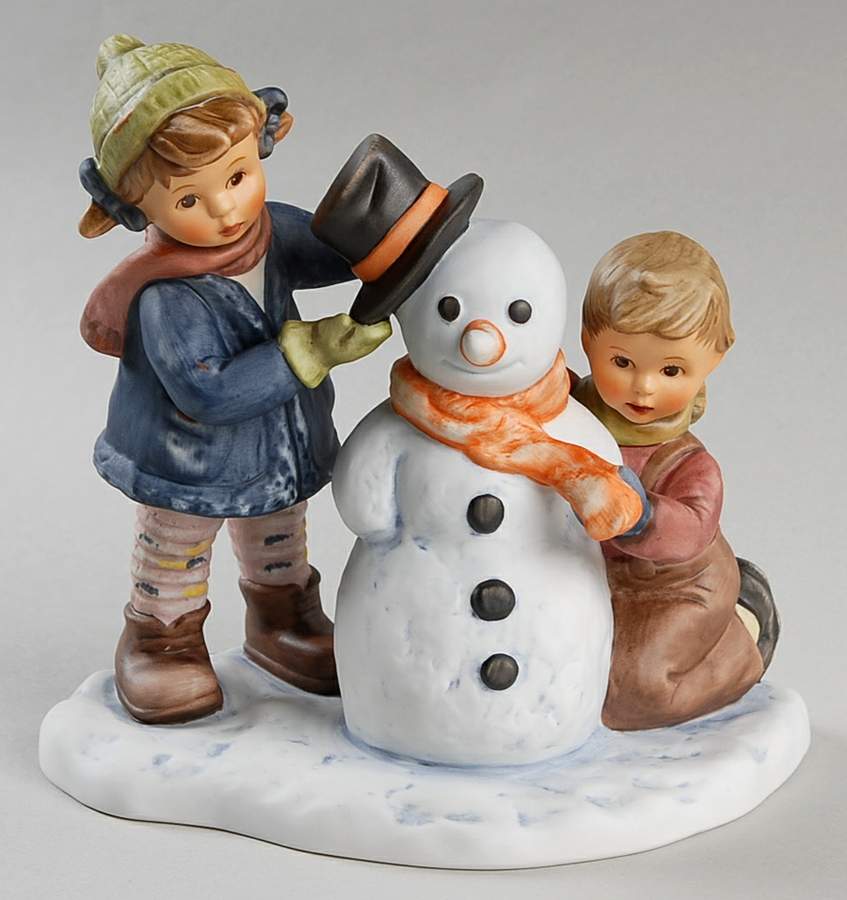 Seasons Greetings-Berta Hummel Crowning Touch - Boxed by Goebel-1