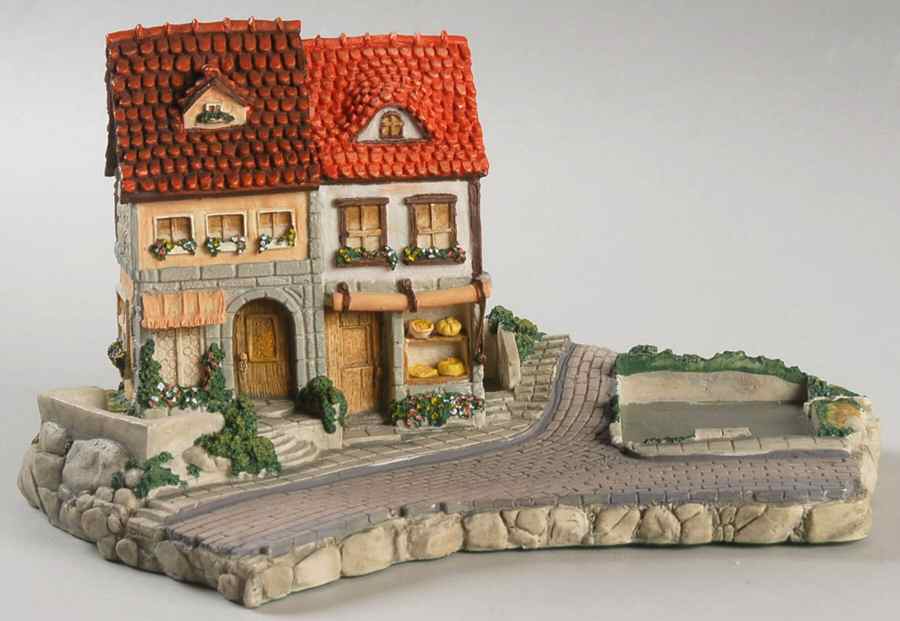 Kinderway Village-Miniature Bavarian Market - Boxed by Goebel-1