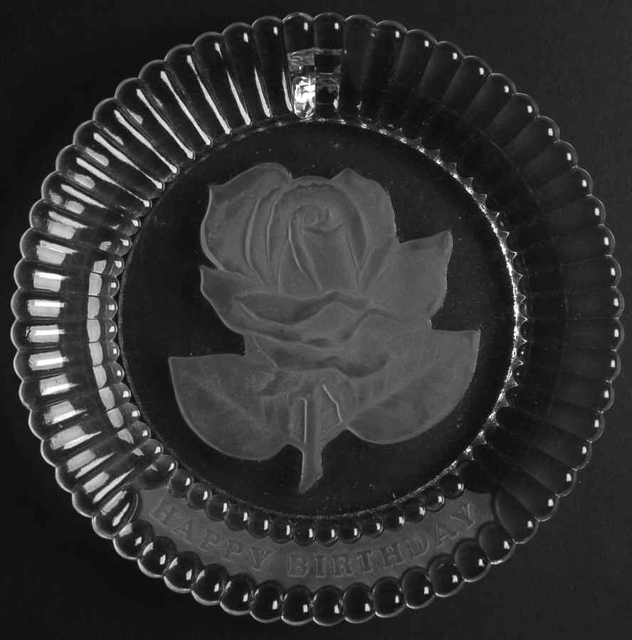 Goebel Crystal Plate Happy Birthday - With Box by Goebel-1