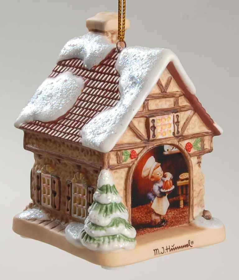 M I Hummel Bavarian Village Village Bakery - No Box by Goebel-1