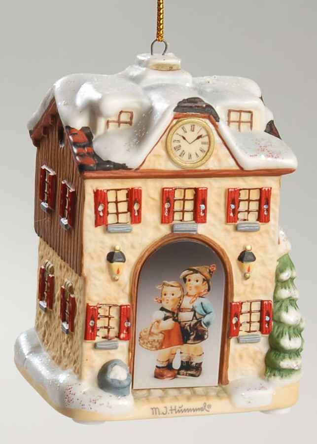 M I Hummel Bavarian Village Clock Shoppe - No Box by Goebel-1