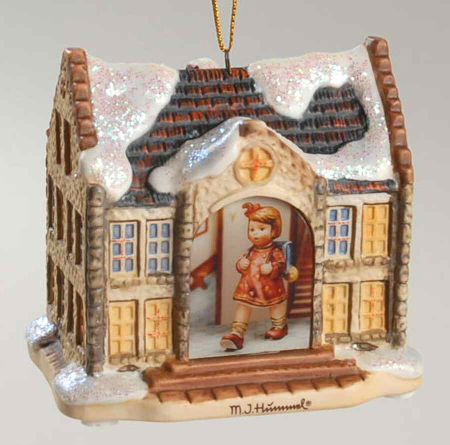 M I Hummel Bavarian Village Off For The Holidays - No Box by Goebel-1