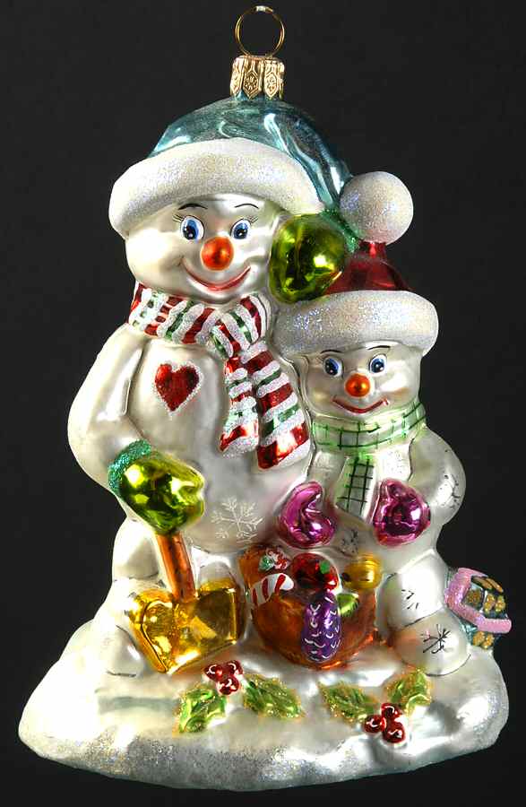 Christmas Ornaments Snowmen - No Box by Gabriela Christoff-1