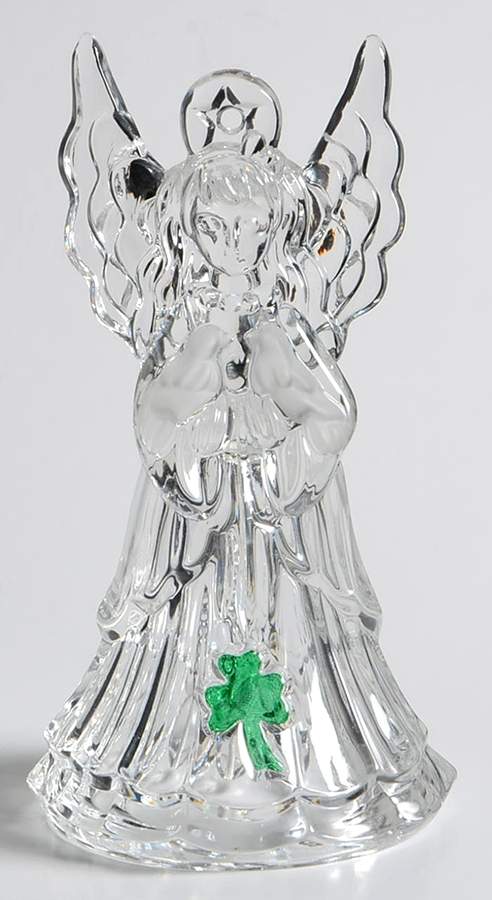 Figurines Shamrock Angel With Doves Bell - With Box by Galway-1