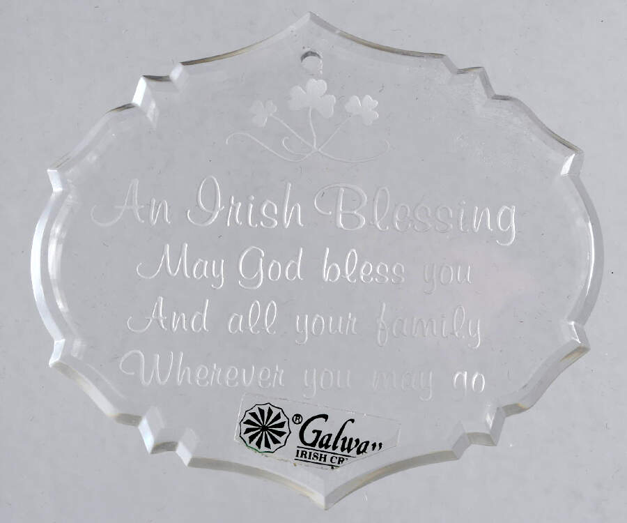 Christmas Hanging Ornaments Irish Blessing - Boxed by Galway-1