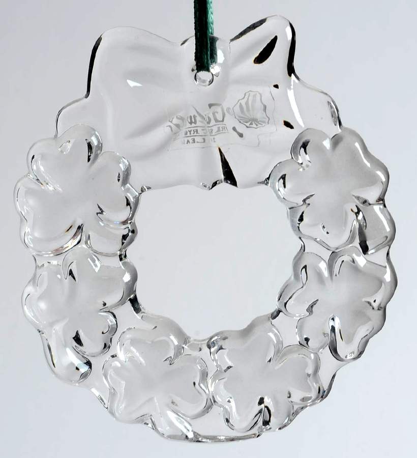 Christmas Hanging Ornaments Shamrock Wreath - Boxed by Galway-1