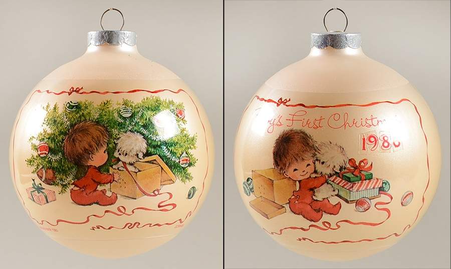 Moppets Christmas Ornaments Baby's First Christmas - Boxed by Gorham-1