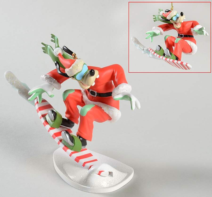 Disney President's Edition Snowboarding Goofy-With Base - Boxed by Grolier-1