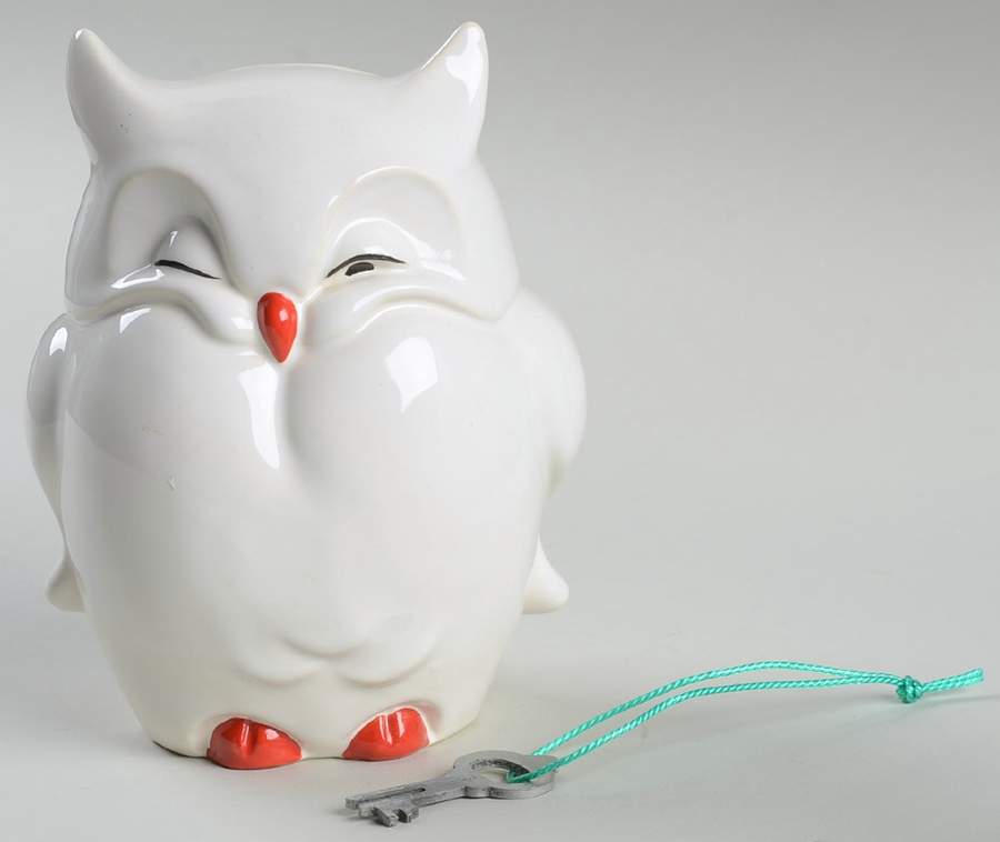 Goebel Banks Eagle Owl-White - No Box by Goebel-1
