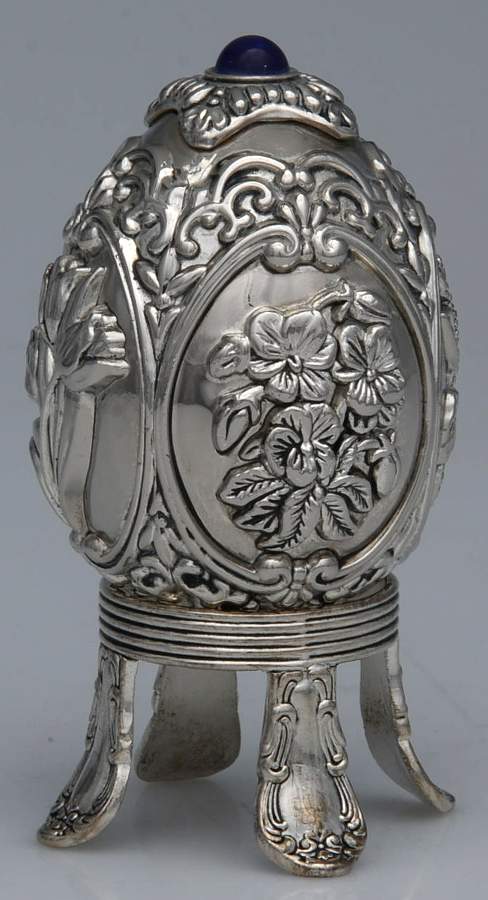 Gorham Silverplate Eggs Chantilly Egg W/ Stand - No Box by Gorham Silver-1