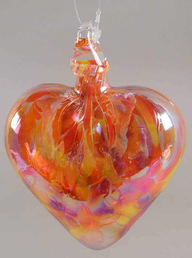 Heart Ornaments Sunset - No Box by Glass Eye Studio-1