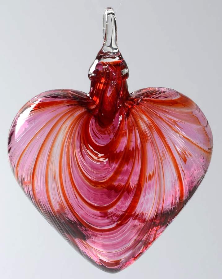 Heart Ornaments Valentine Heart - No Box by Glass Eye Studio-1