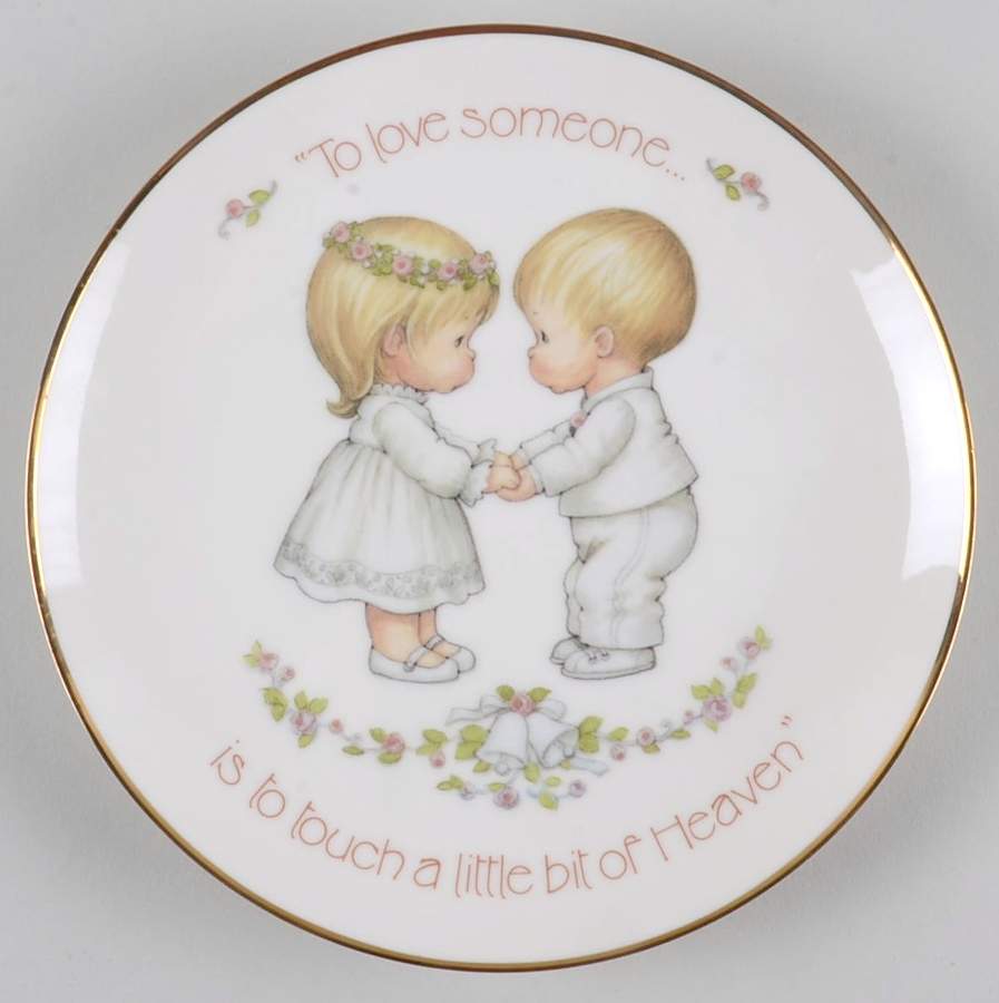 God's in His Heaven To Love Someone Is To Touch A Little - No Box by Gorham-1