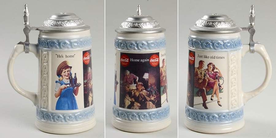 Coca-Cola Steins Home Again - No Box by Gerz-1