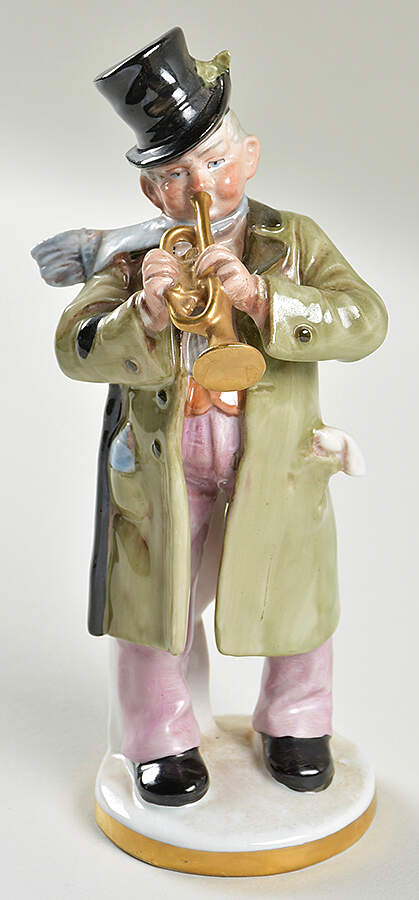 Grafenthal Figurines Street Musician Trumpeter - No Box by Grafenthal-1
