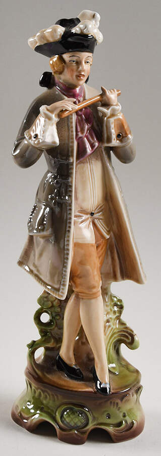 Grafenthal Figurines Man Playing Flute - No Box by Grafenthal-1