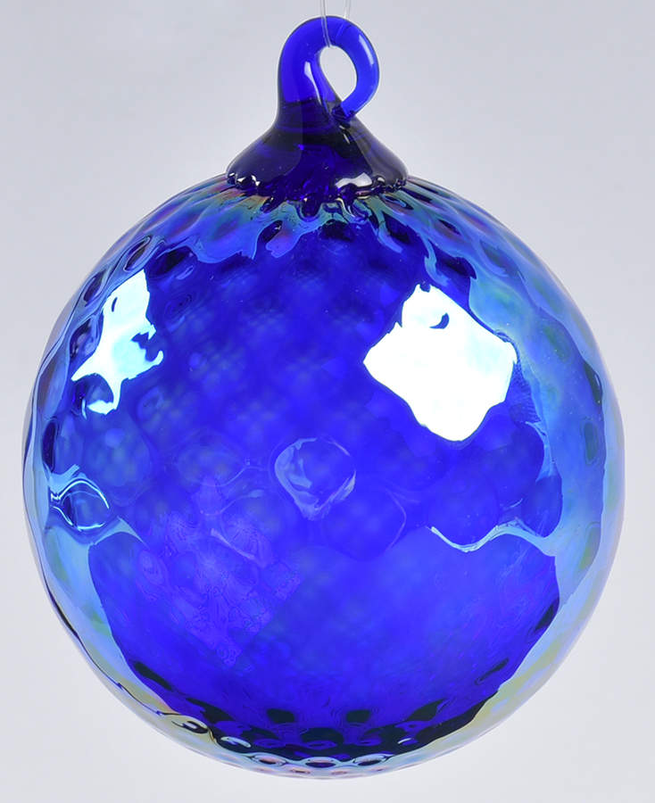 Birthstone Ornaments September - Sapphire Diamond  - Boxed by Glass Eye Studio-1