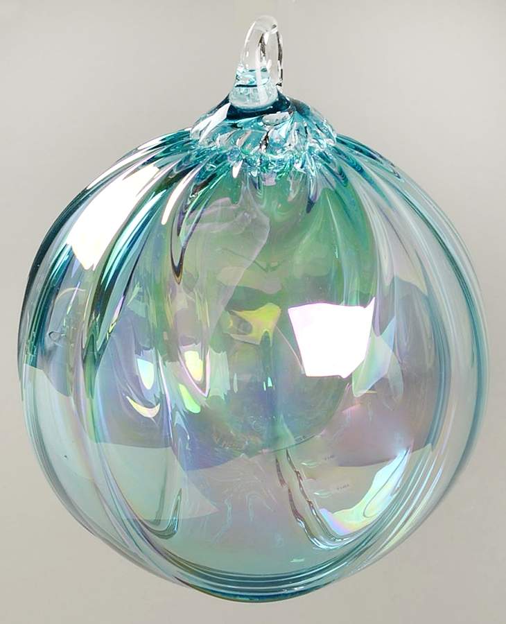 Birthstone Ornaments December-Topaz Drape - No Box by Glass Eye Studio-1
