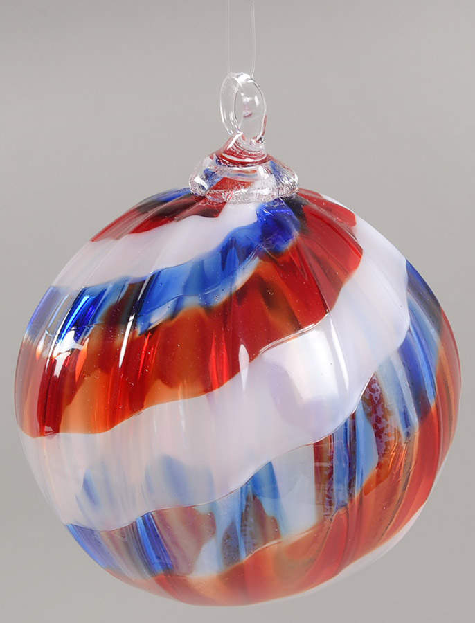 Patriotic Ornaments 2021 Patriotic - Numbered Limited Editio - Boxed by Glass Eye Studio-1