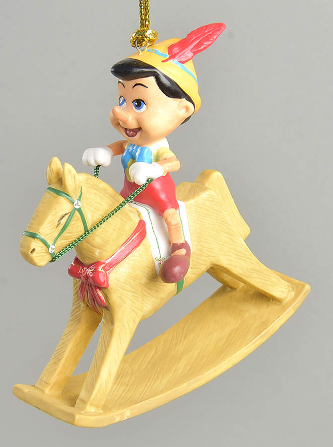 Disney President's Edition-Porcelain Pinocchio - Geppeto's Christmas Carving - Boxed by Grolier-1