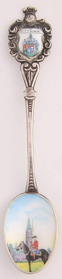 Sterling Souvenir Spoons Ottowa , Canada - No Box by Germany-1