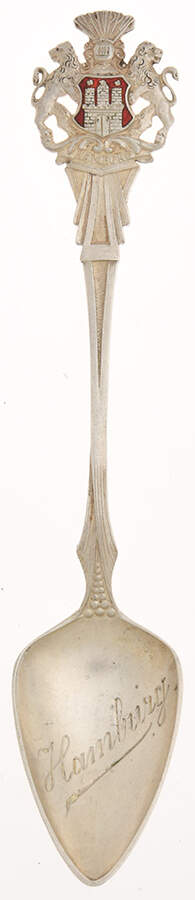 Sterling Souvenir Spoons Hamburg - No Box by Germany-1