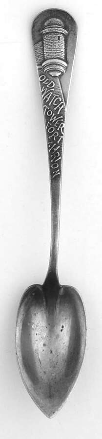 Souvenir Spoons St Augustine Old Watch Tower Fort Marion - No Box by Greenleaf & Crosby-1