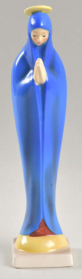 Madonnas (HM Mark) Madonna With Halo- Blue - No Box by Goebel-1