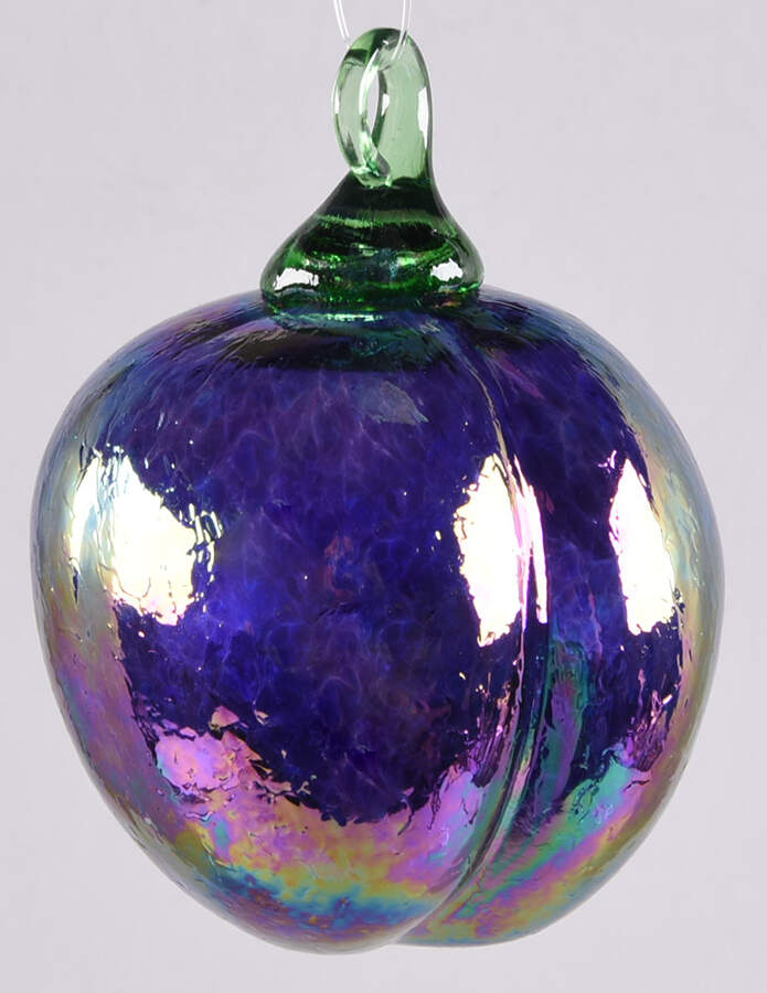 Fruit & Vegetable Ornaments Plum - No Box by Glass Eye Studio-1