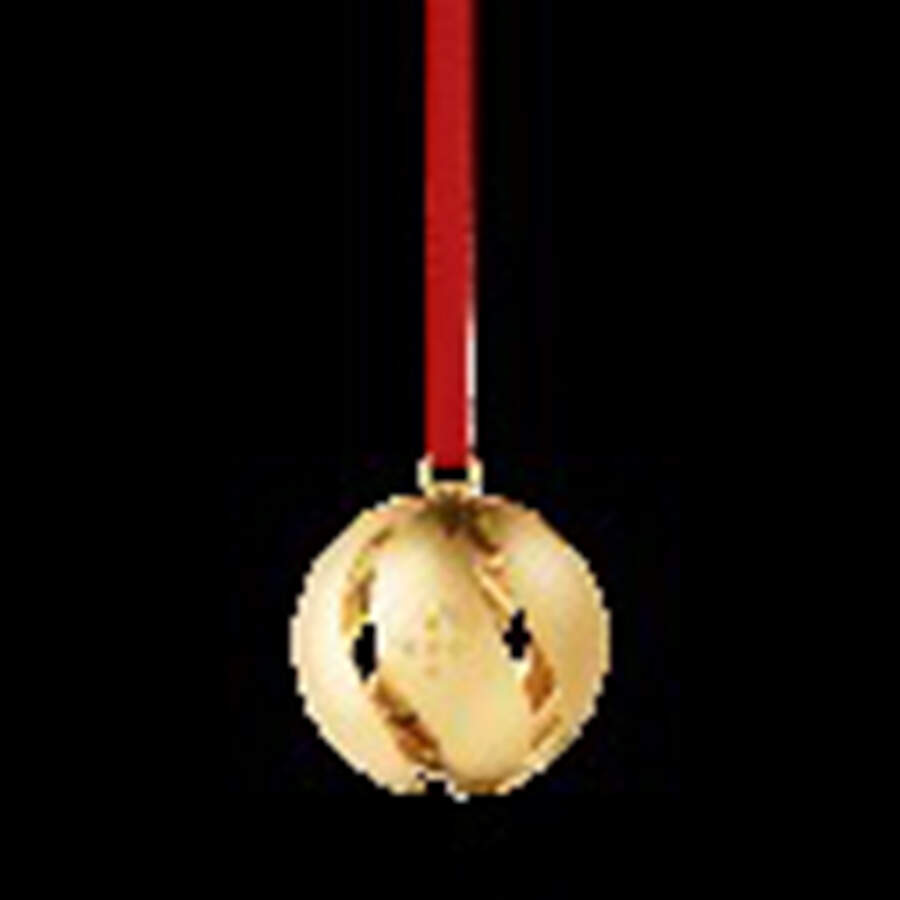 Annual Ball Ornament 2025 Annual Ball- Gold Plated - No Box by Georg Jensen (Denmark)-1